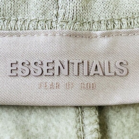 Essentials Fear of God Fleece Shorts Size XS Seafoam Green 6" inseam - Picture 3 of 13